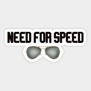 need for speed glasses Sticker